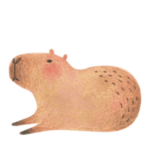 Telegram Sticker «Mr. Capybara» 😊