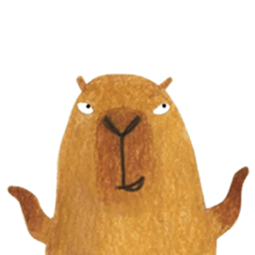 Telegram Sticker «Mr. Capybara» 🙄