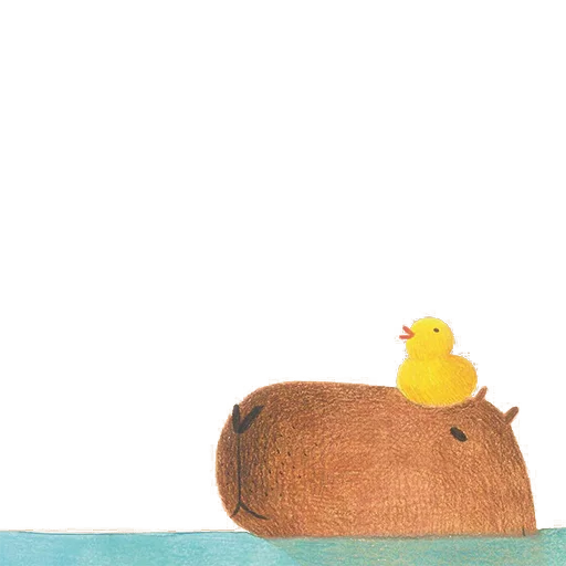 Telegram Sticker «Mr. Capybara» 🛀