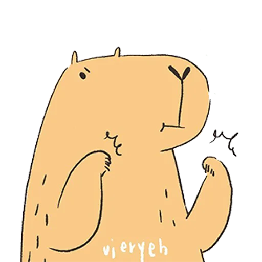 Стікер Telegram «Mr. Capybara» 👊