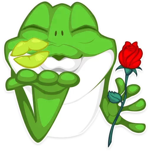 Mr. Green Frogo emoji 💋