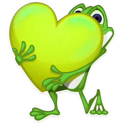 Telegram Sticker «Mr. Green Frogo» ❤