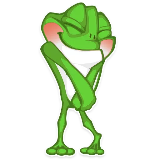Mr. Green Frogo emoji 😊