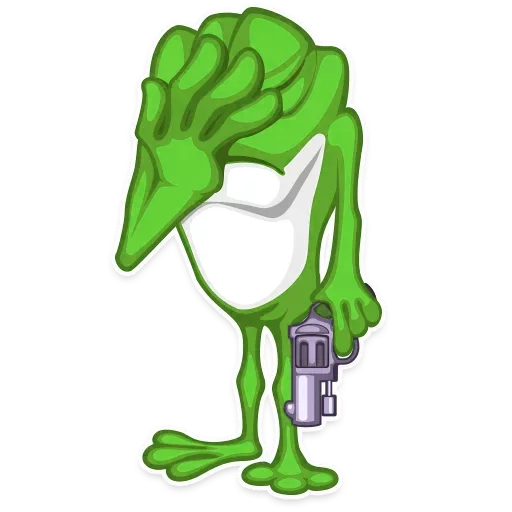 Mr. Green Frogo emoji 😐