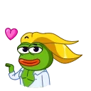 Mr. Pepe Animoji emoji 😘