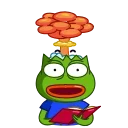Mr. Pepe Animoji emoji 🤯