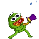 Mr. Pepe Animoji emoji 🕺