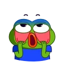 Mr. Pepe Animoji emoji 🙄