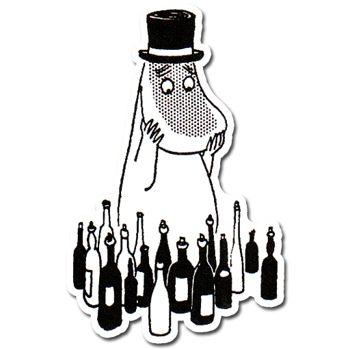 Telegram stiker «Mumindalen» 😳