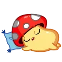 Mushroom emoji 😴
