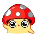 Mushroom emoji 😳