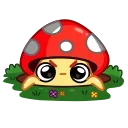 Mushroom emoji 😠