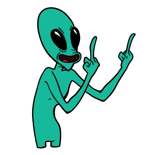 Стикер Telegram «musically_alien» 