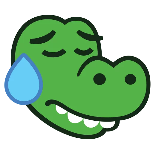 MyDealz Kroko emoji 😰