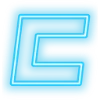 Емодзі телеграм Neon Blue