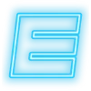 Эмодзи телеграм Neon Blue