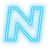 Емодзі Neon Blue 🌩