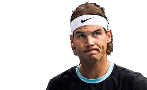 Telegram Sticker «Rafael Nadal» 😕
