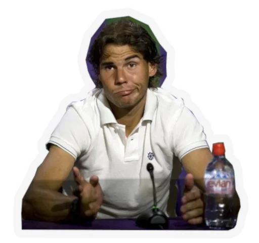Rafael Nadal emoji 😜