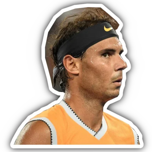 Telegram stiker «Rafael Nadal» 😨