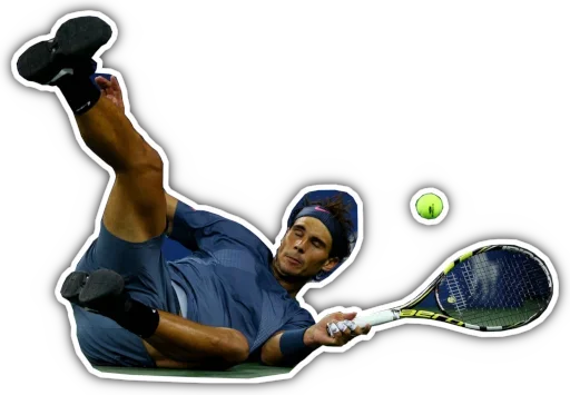 Telegram Sticker «Rafael Nadal» 😵