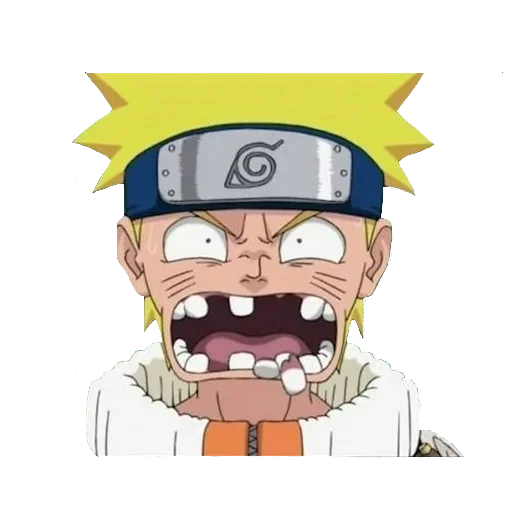 Стикер Telegram «Naruto» 😡