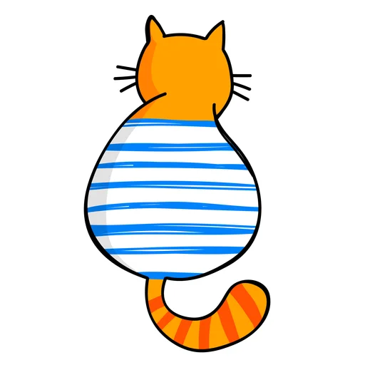 Нарисованный котик emoji 😡