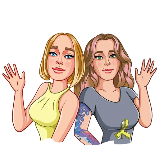 Nata and Yana PropellerAds emoji 👋