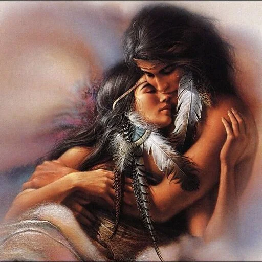 Стикеры телеграм Native American Love