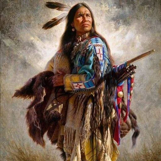 Telegram Sticker «Native American Love» ❤️