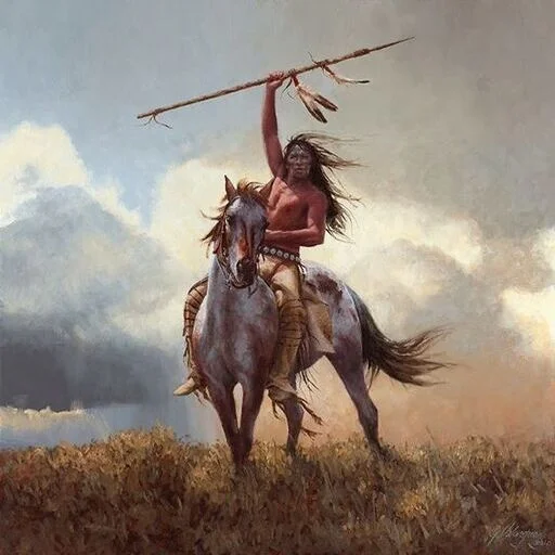 Telegram stiker «Native American Love» ❤️