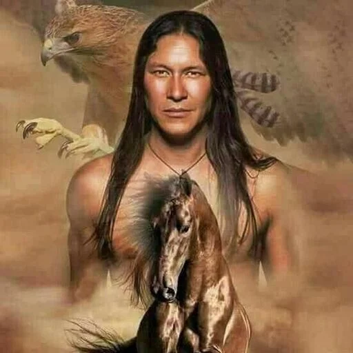 Стікер Telegram «Native American Love» ❤️