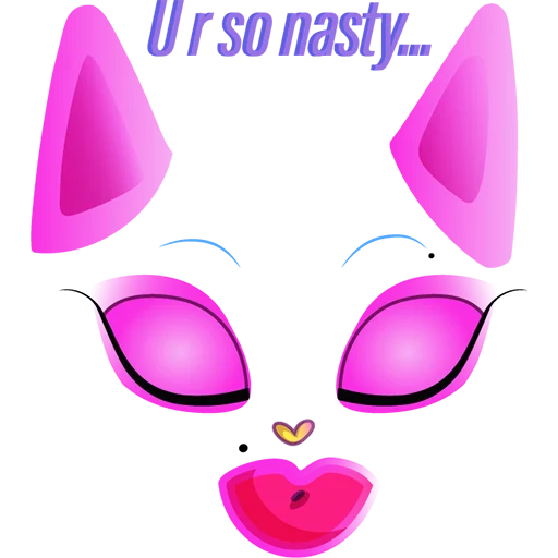 Telegram Sticker «Naughty Kitty» ?