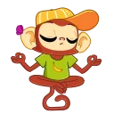 Monkey stiker 👌