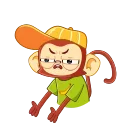 Monkey emoji 😠