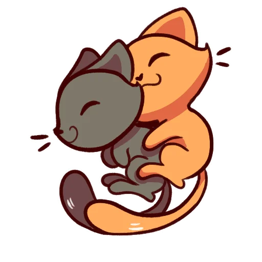 Telegram Sticker «Naughty Kittens» 🤗
