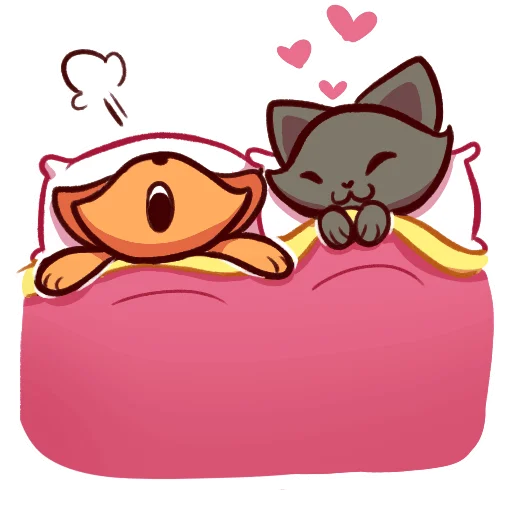 Telegram Sticker «Naughty Kittens» 🍆