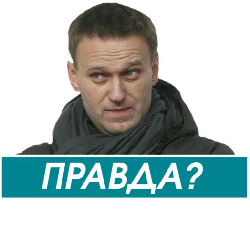 Стикер Навальный 😏