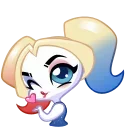 Harley Quinn emoji 😘