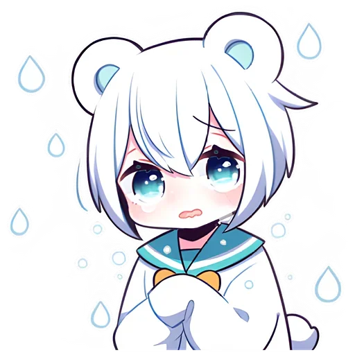 Polar Bear emoji 😭