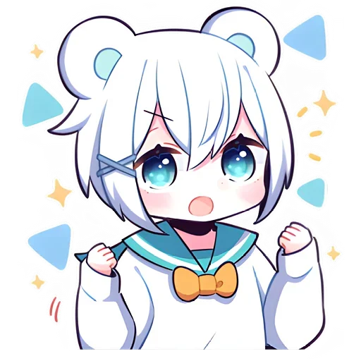 Polar Bear emoji 😳