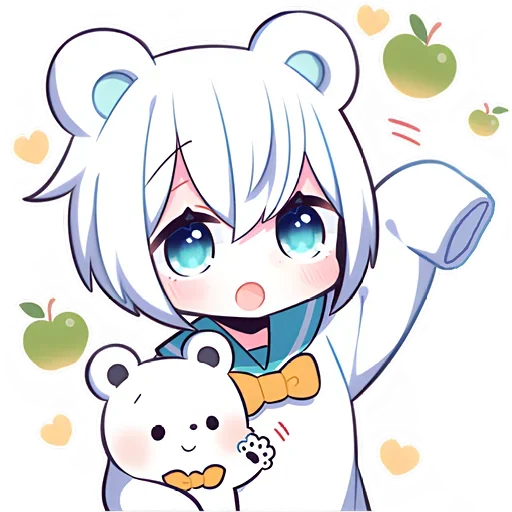 Polar Bear emoji 🙋‍♀