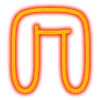 Эмодзи Neon font | Неоновый шрифт 🙁