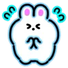Neon Bunny emoji 👏