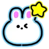 Neon Bunny emoji 😉