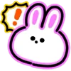 Neon Bunny emoji ❗️
