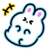 Neon Bunny emoji 😂