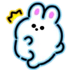 Neon Bunny emoji 🙀