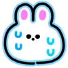 Neon Bunny emoji 😥