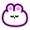 Neon Bunny emoji 😌